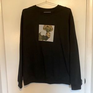 thank u next album cover crewneck